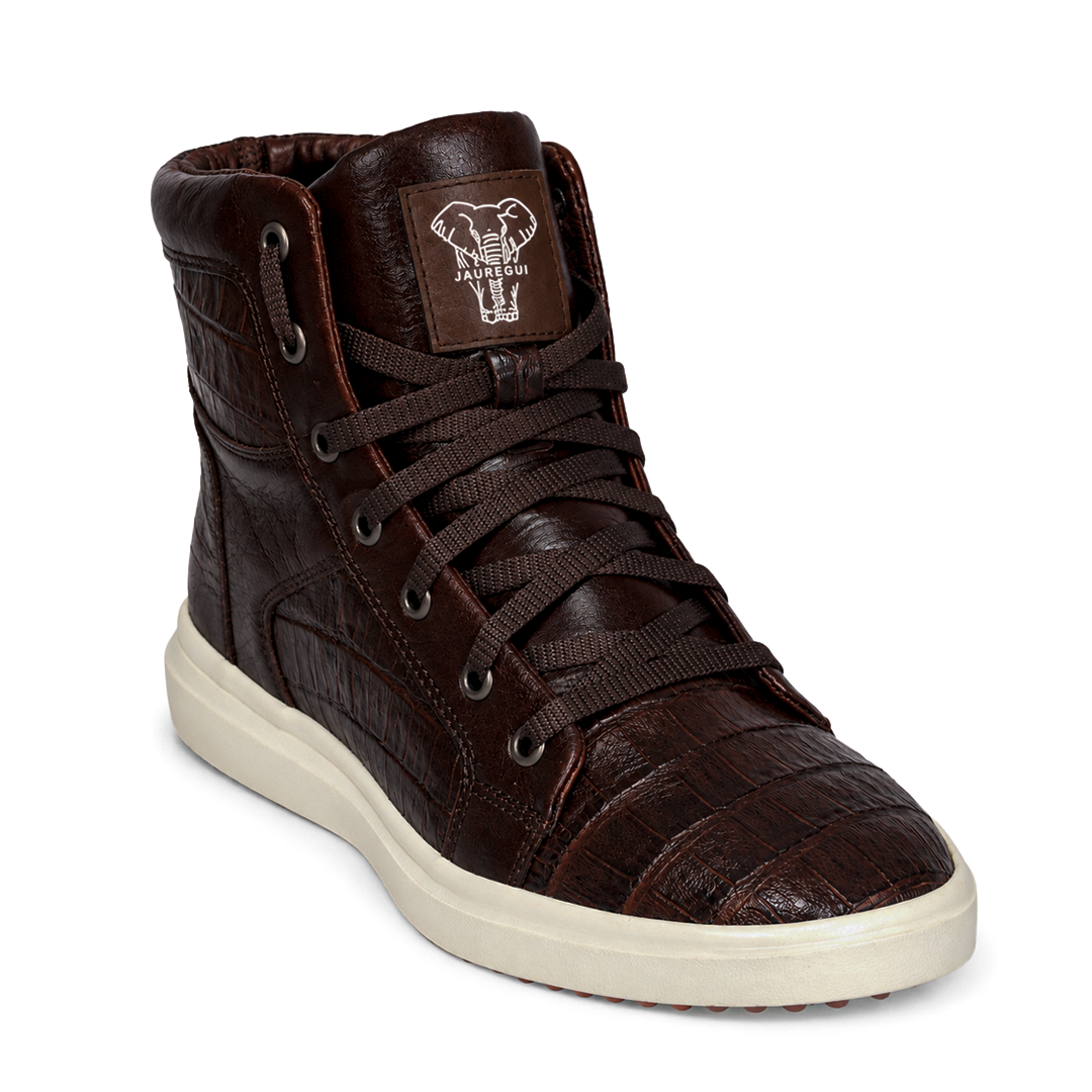 Fuego High Top de Cocodrilo Tabaco - Imagen 2